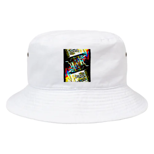 higehiroオリジナルPOPデザイン オシャレハット オシャレアイテム Bucket Hat