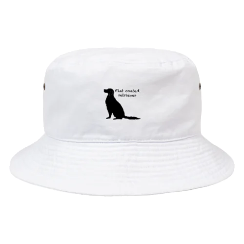 my dog Flat coated retriever Bucket Hat