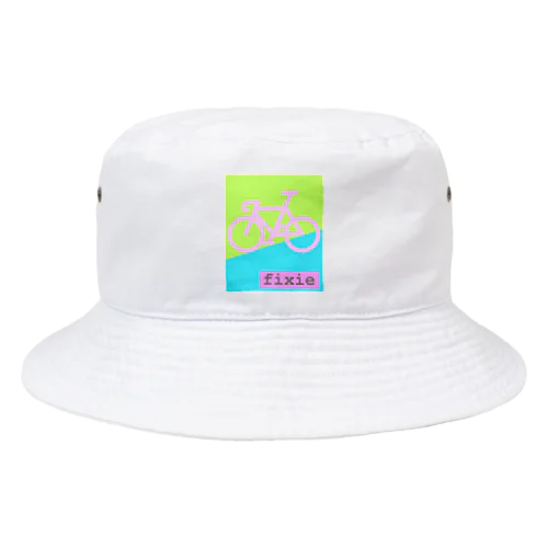 ピストバイク(ピンク) Bucket Hat