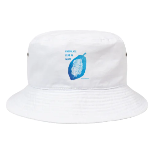 IWATE型カカオポッド（ブルー） Bucket Hat