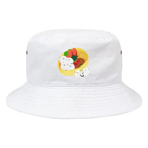 シマエナガ×お弁当 Bucket Hat