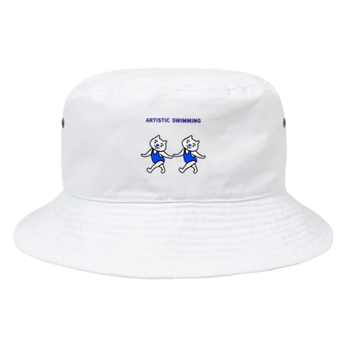 猫のシンクロ Bucket Hat