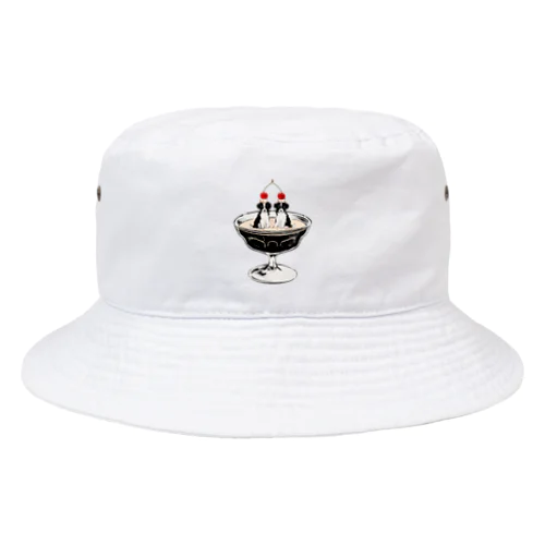 ボーダーコリーのコーヒーゼリー Bucket Hat