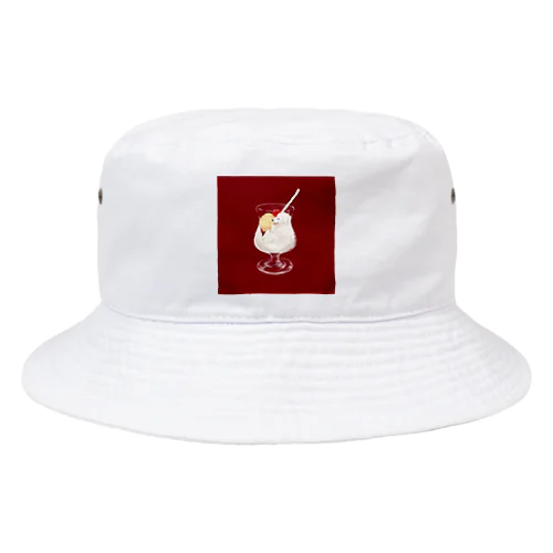 グレートピレニーズのホワイトフロート Bucket Hat