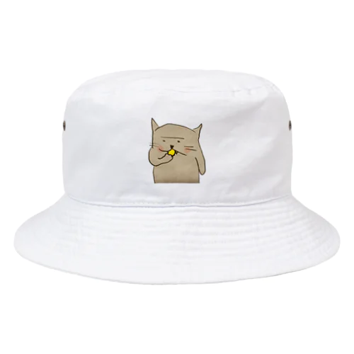 かじる猫 Bucket Hat