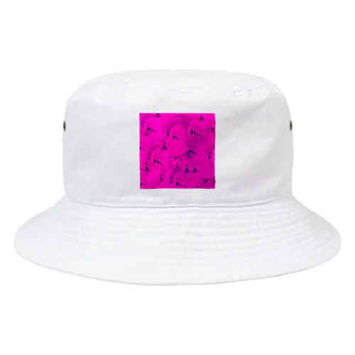 Multiple personality.pink Bucket Hat