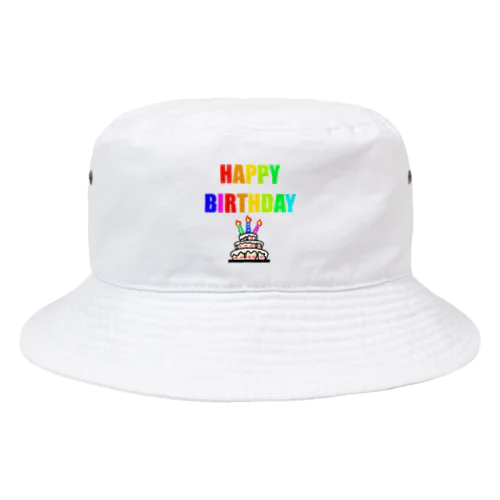 ハッピーバースデー Bucket Hat