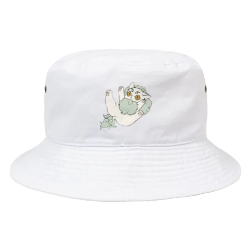 仰向けちびからくん Bucket Hat