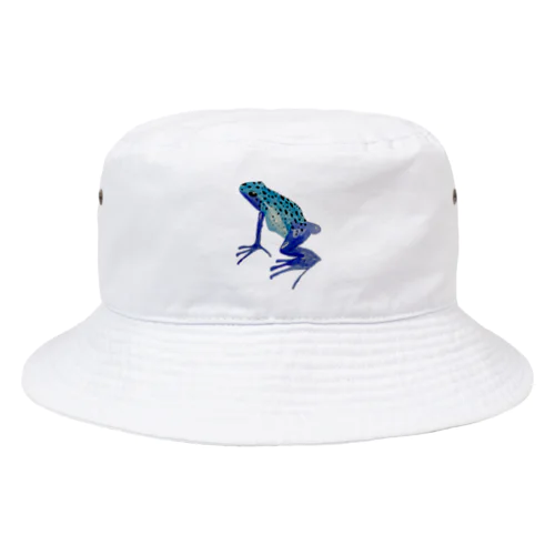 コバルトヤドクガエル🐸ですヨ‼️ Bucket Hat