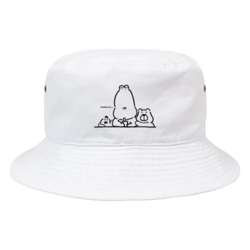 わにくんと Bucket Hat