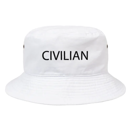 CIVILIAN letter BK Bucket Hat