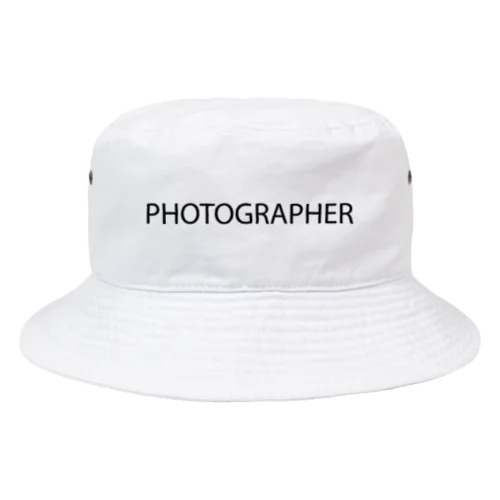 PHOTOGRAPHER_letter_BK Bucket Hat