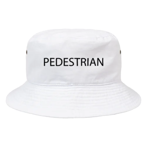 PEDESTRIAN letter BK Bucket Hat