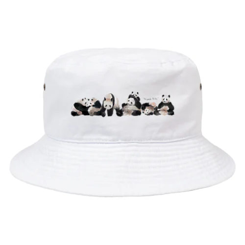 パンダが、すき Bucket Hat