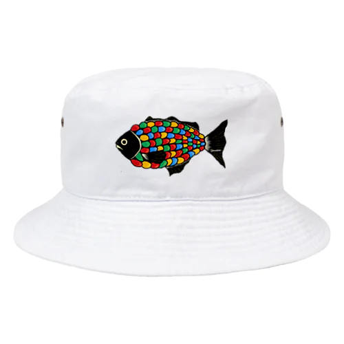 謎の魚 Bucket Hat