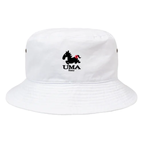 UMA（ウーマ）くん帽子　ブラック Bucket Hat