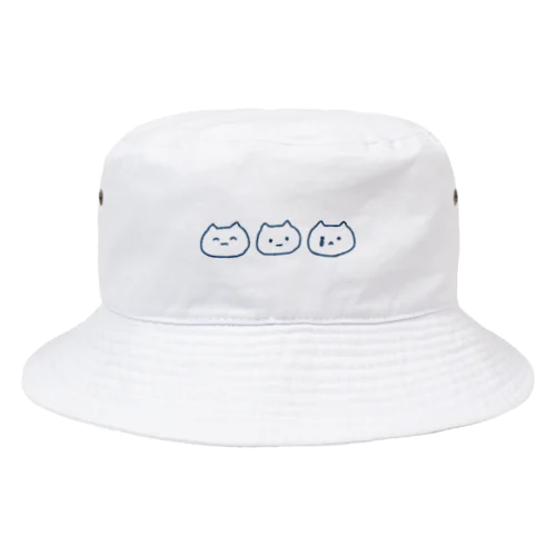 やんでるねこちゃ さんきょうだい Bucket Hat