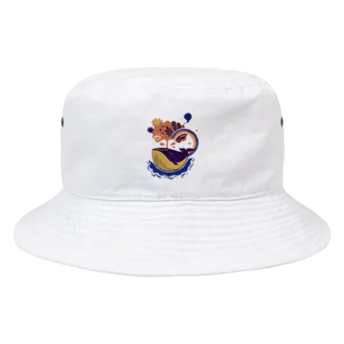 🐳 夢を運ぶくじら 🎈⁠ Bucket Hat