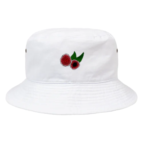 「   raspberry⁇⁇"no"   」 Bucket Hat