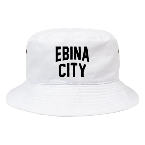 海老名市 EBINA CITY ロゴブラック Bucket Hat