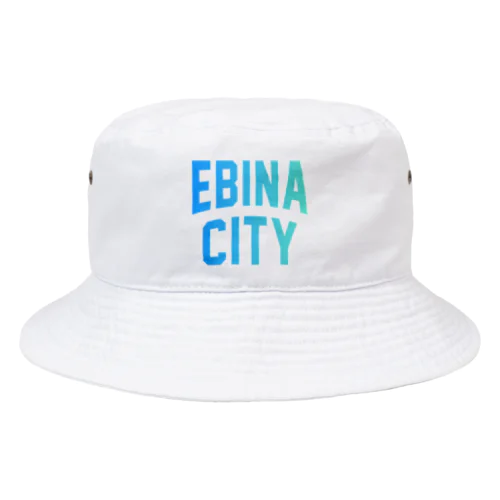 海老名市 EBINA CITY ロゴブルー Bucket Hat