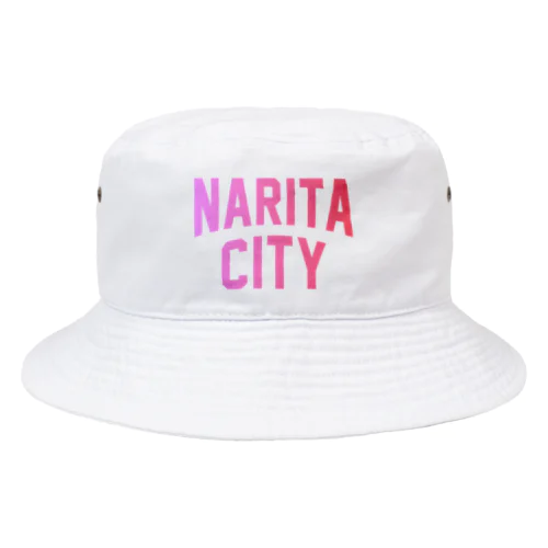 成田市 NARITA CITY ロゴピンク Bucket Hat