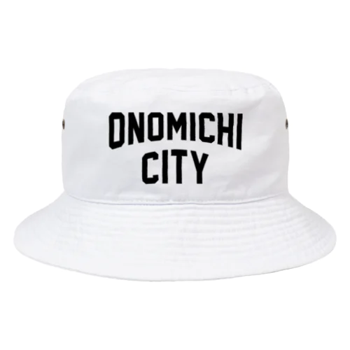 尾道市 ONOMICHI CITY ロゴブラック Bucket Hat