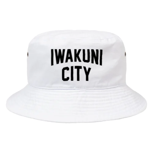 岩国市 IWAKUNI CITY　ロゴブラック Bucket Hat