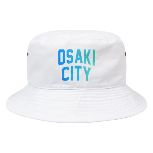 大崎市 OSAKI CITY　ロゴブルー Bucket Hat