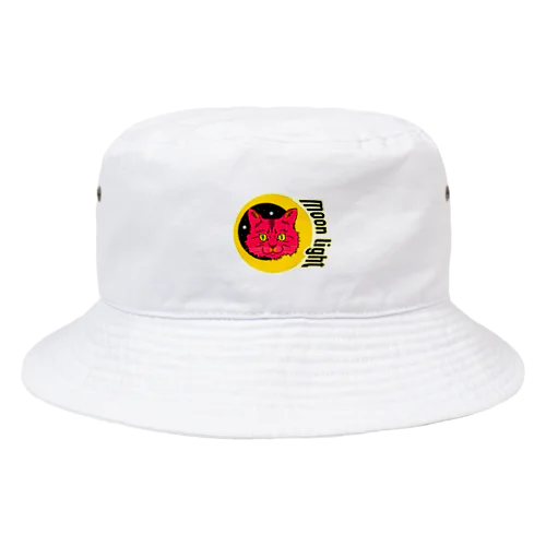 (ブーミー)のアメカジ風ロゴ　アメコミネコ Bucket Hat