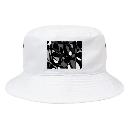モノクロ自由形-2 Bucket Hat