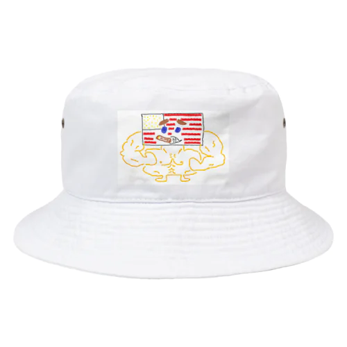 アメリカンマッスル君 Bucket Hat