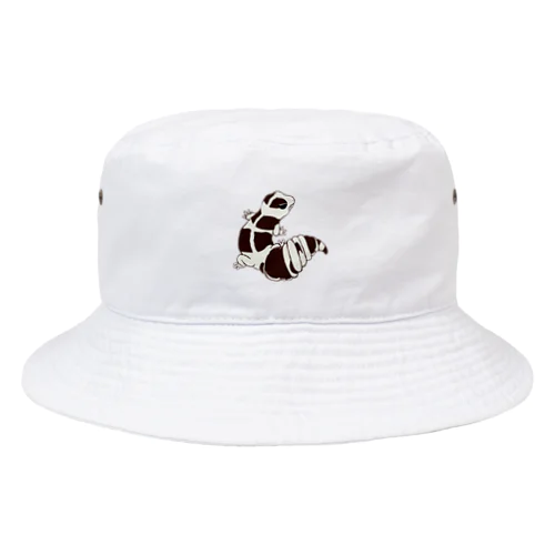 ニシアフホワイトアウトオレオ Bucket Hat