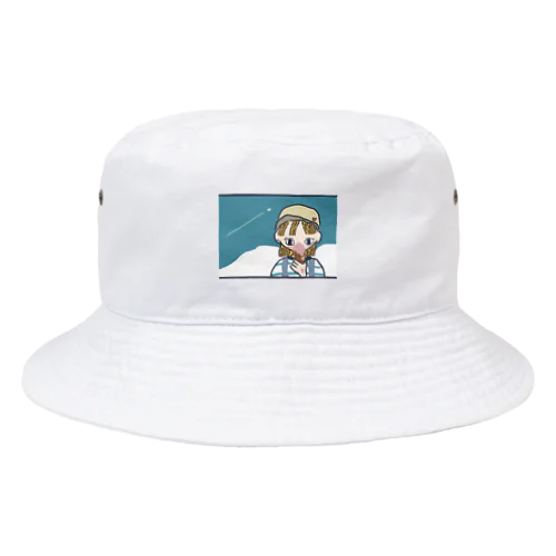 飛行機雲と女の子 Bucket Hat