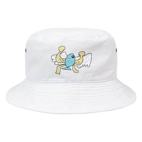 空飛ぶムキムキ煮干しくん Bucket Hat