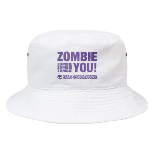 Zombie You!（purple print） Bucket Hat