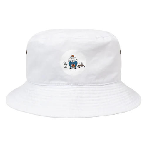 キャンプ ヒフキマン Bucket Hat