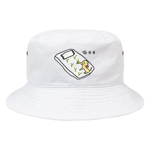 田植えキャット Bucket Hat