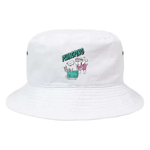 エアロビするゴリラさんバケットハット Bucket Hat