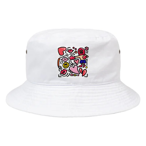 覆面ボクサーボブ5ラブパンチ Bucket Hat