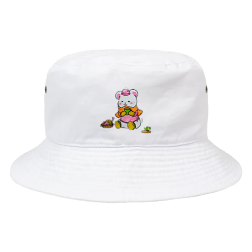 寒がりしろくま Bucket Hat