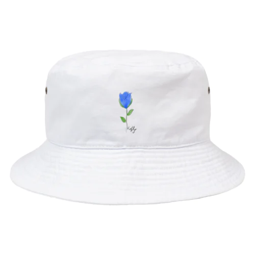 Blue Rose Bucket Hat