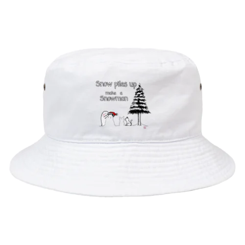 Snowman Bucket Hat