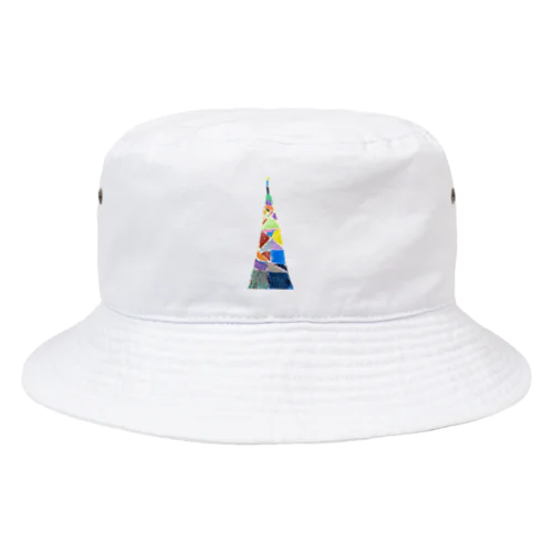 カラフルタワー Bucket Hat