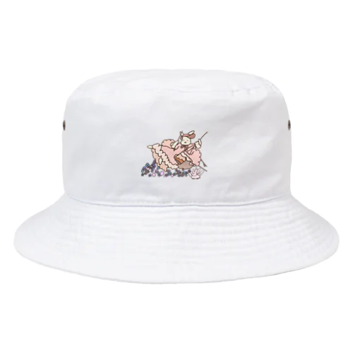 ぶらんこウサちゃん Bucket Hat