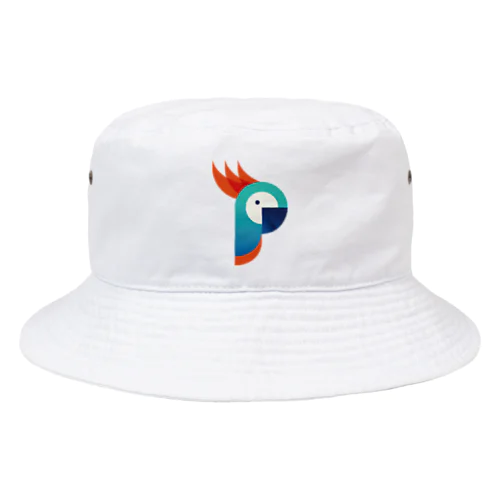 ロゴっぽいオウム Bucket Hat