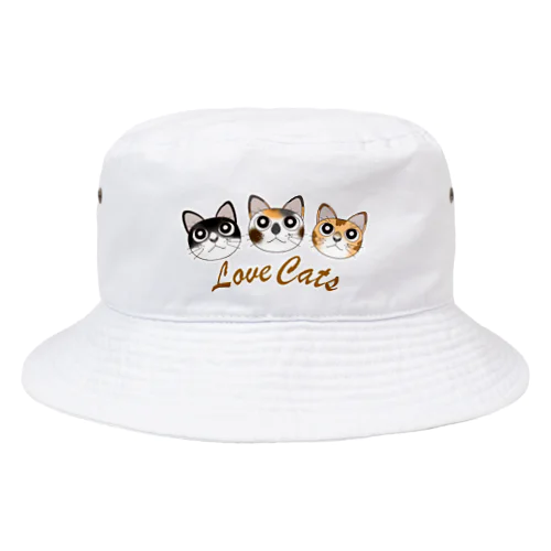 猫 ねこ ネコ Love Cats Tシャツ バッグ 帽子 スマホケース ベビー用品 等 バケットハット