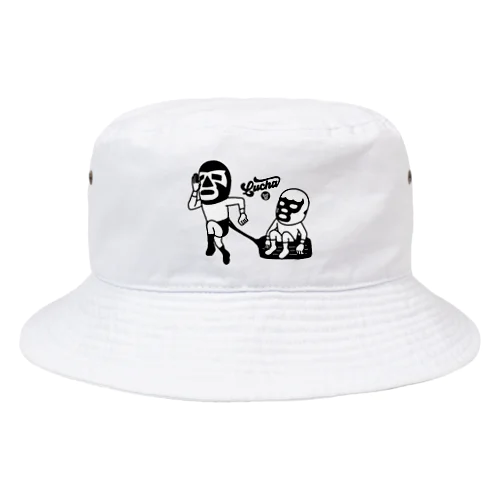 LUCHA#106mono Bucket Hat