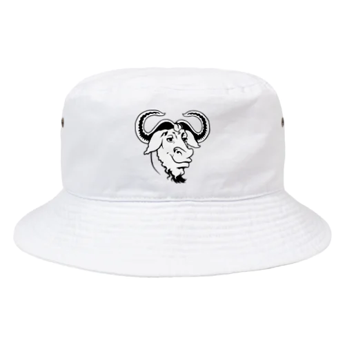 GNU の頭 Bucket Hat