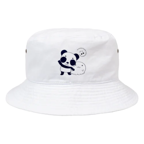 ズレぱんだちゃんなぞーと一緒 Bucket Hat